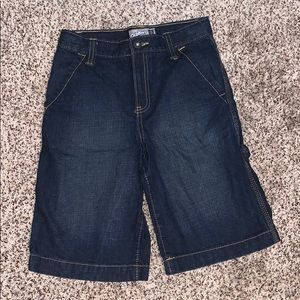 OLD NAVY BOYS CARPENTER JEAN SHORTS SZ 10